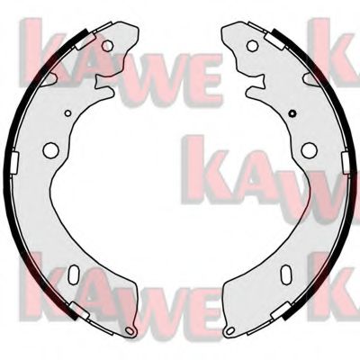 KAWE 09810 Тормозные колодоки для ISUZU D-MAX (Исузу Д-маx) KAWE 09810 Тормозные колодоки для ISUZU D-MAX (Исузу Д-маx)