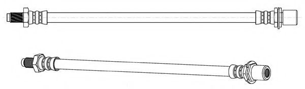 KAWE 511173 Тормозной шланг 