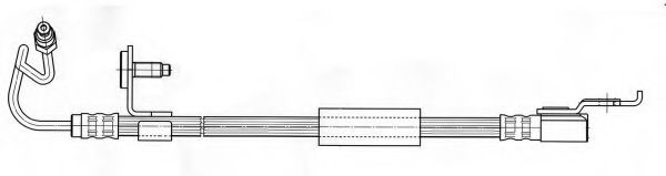 KAWE 511272 Тормозной шланг 