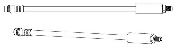 KAWE 511806 Тормозной шланг 