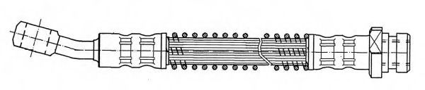 KAWE 511826 Тормозной шланг 