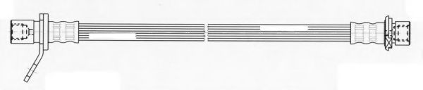 KAWE 512054 Тормозной шланг 