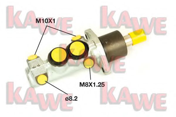 KAWE B1183 Главный тормозной цилиндр для VOLKSWAGEN (Фольксваген) KAWE B1183 Главный тормозной цилиндр для VOLKSWAGEN (Фольксваген)