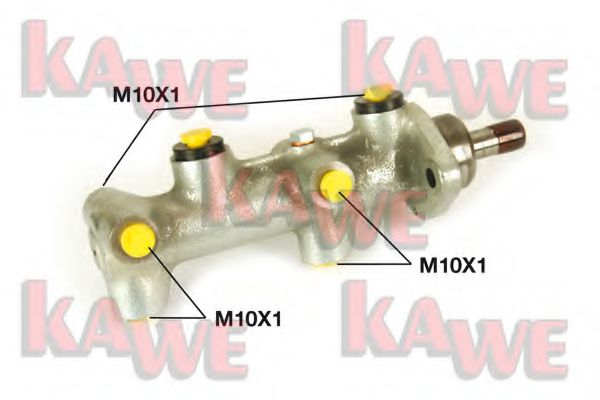 KAWE B1800 Главный тормозной цилиндр для VOLKSWAGEN DASHER (Фольксваген Дашэр) KAWE B1800 Главный тормозной цилиндр для VOLKSWAGEN DASHER (Фольксваген Дашэр)