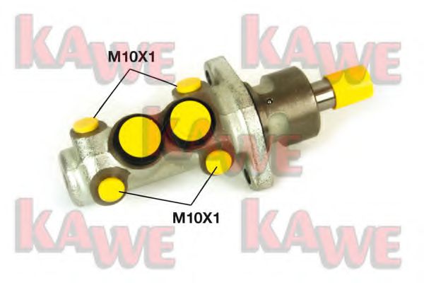 KAWE B1862 Главный тормозной цилиндр для AUDI 4000 (Ауди 4000) KAWE B1862 Главный тормозной цилиндр для AUDI 4000 (Ауди 4000)