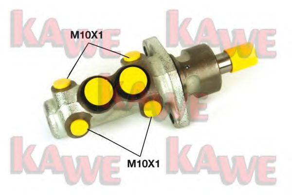KAWE B1863 Главный тормозной цилиндр для VOLKSWAGEN PASSAT (Фольксваген Пассат) KAWE B1863 Главный тормозной цилиндр для VOLKSWAGEN PASSAT (Фольксваген Пассат)
