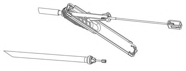 KAWE RT02231 Трос, стояночная тормозная система для RENAULT SAFRANE II (Рено Сафран 2) KAWE RT02231 Трос, стояночная тормозная система для RENAULT SAFRANE II (Рено Сафран 2)
