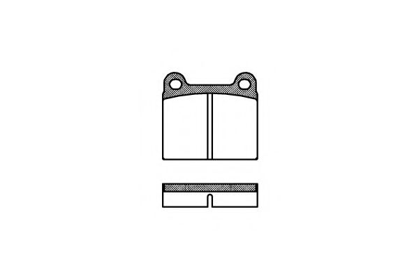 KAWE 0006 00 Тормозные колодки для OPEL OLYMPIA A (Опель Олъмпиа а) KAWE 0006 00 Тормозные колодки для OPEL OLYMPIA A (Опель Олъмпиа а)