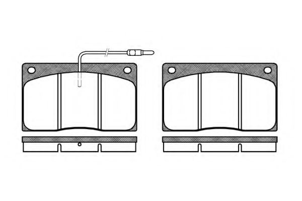 KAWE 0044 02 Тормозные колодки для DAIMLER (Даймлер) KAWE 0044 02 Тормозные колодки для DAIMLER (Даймлер)
