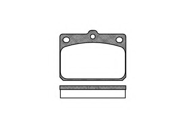 KAWE 0079 00 Тормозные колодки для MITSUBISHI LANCER (Митсубиши/митсубиси Ланcэр) KAWE 0079 00 Тормозные колодки для MITSUBISHI LANCER (Митсубиши/митсубиси Ланcэр)