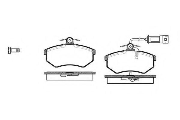 KAWE 0134 02 Тормозные колодки для AUDI 90 (Ауди 90) KAWE 0134 02 Тормозные колодки для AUDI 90 (Ауди 90)