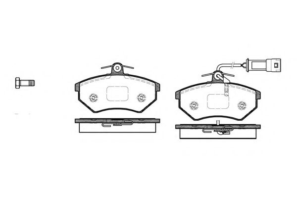 KAWE 0134 42 Тормозные колодки для AUDI 90 (Ауди 90) KAWE 0134 42 Тормозные колодки для AUDI 90 (Ауди 90)