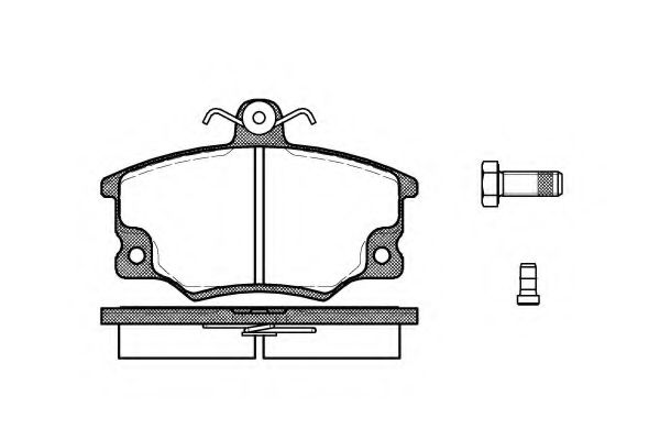 KAWE 0146 14 Тормозные колодки для FIAT TEMPRA (Фиат Тэмпра) KAWE 0146 14 Тормозные колодки для FIAT TEMPRA (Фиат Тэмпра)