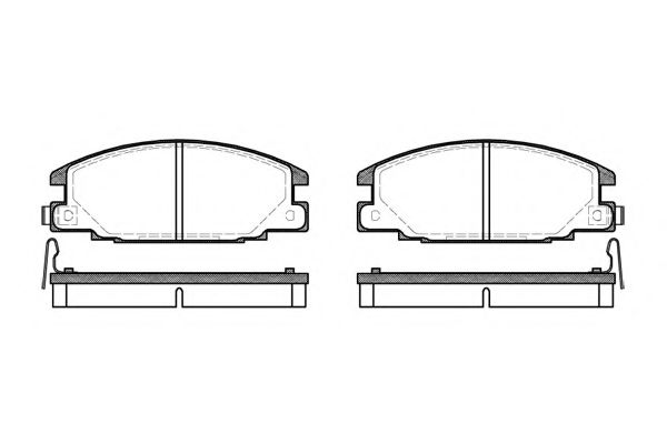 KAWE 0238 04 Тормозные колодки для ISUZU TROOPER (Исузу Троопэр) KAWE 0238 04 Тормозные колодки для ISUZU TROOPER (Исузу Троопэр)