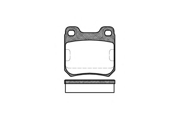 KAWE 0239 00 Тормозные колодки для OPEL OMEGA A (Опель Омэга а) KAWE 0239 00 Тормозные колодки для OPEL OMEGA A (Опель Омэга а)