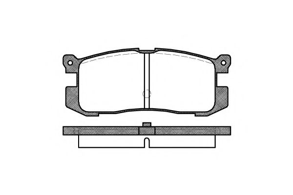 KAWE 0272 00 Тормозные колодки для MAZDA 626 III (Мазда 626 3) KAWE 0272 00 Тормозные колодки для MAZDA 626 III (Мазда 626 3)