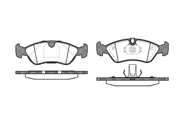 KAWE 0286 50 Тормозные колодки для OPEL OMEGA A (Опель Омэга а) KAWE 0286 50 Тормозные колодки для OPEL OMEGA A (Опель Омэга а)