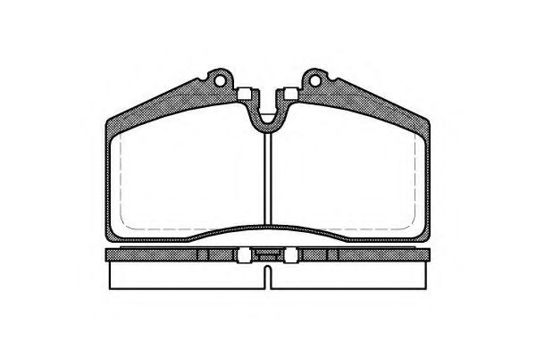 KAWE 0288 00 Комплект тормозных колодок, дисковый тормоз 