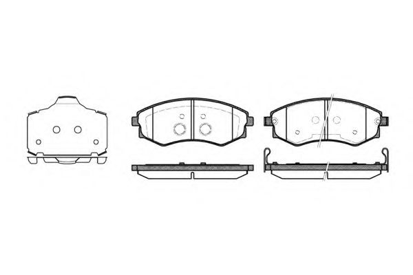 KAWE 0318 03 Тормозные колодки для DAEWOO REXTON (Дэу Рекстон) KAWE 0318 03 Тормозные колодки для DAEWOO REXTON (Дэу Рекстон)