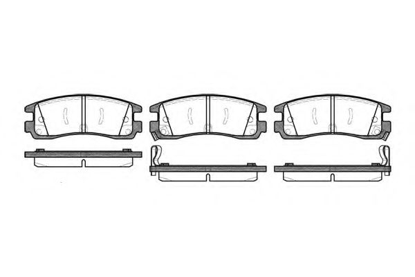 KAWE 0566 22 Тормозные колодки для BUICK (Бьюик) KAWE 0566 22 Тормозные колодки для BUICK (Бьюик)