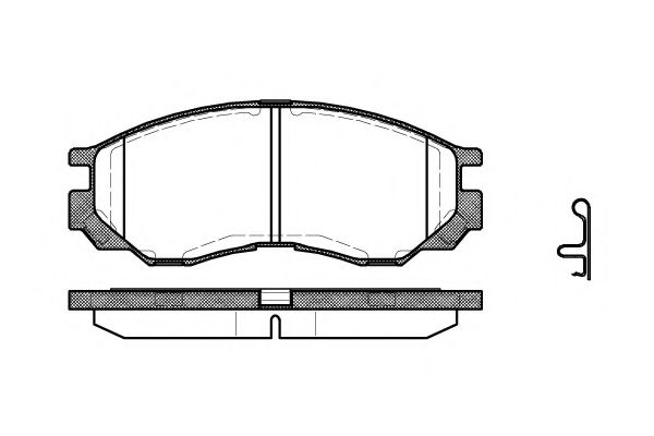 KAWE 0583 00 Тормозные колодки для MITSUBISHI MONTERO (Митсубиши/митсубиси Монтэро) KAWE 0583 00 Тормозные колодки для MITSUBISHI MONTERO (Митсубиши/митсубиси Монтэро)