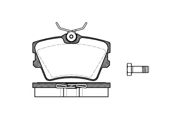 KAWE 0591 00 Тормозные колодки для VOLKSWAGEN (Фольксваген) KAWE 0591 00 Тормозные колодки для VOLKSWAGEN (Фольксваген)