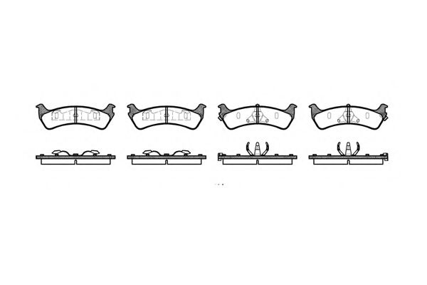 KAWE 0617 12 Тормозные колодки для FORD USA EXPLORER (Форд сша Эxплорэр) KAWE 0617 12 Тормозные колодки для FORD USA EXPLORER (Форд сша Эxплорэр)