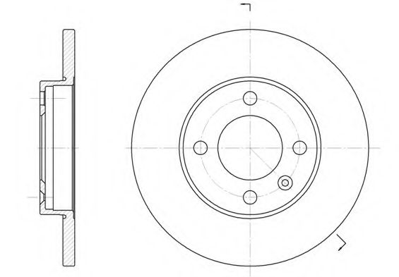 KAWE 6088 01 Тормозной диск для AUDI 80 (Ауди 80) KAWE 6088 01 Тормозной диск для AUDI 80 (Ауди 80)