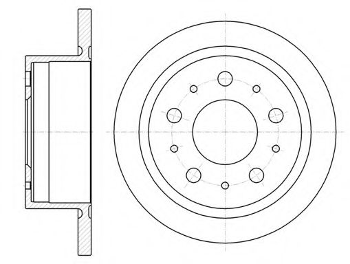 KAWE 61057 00 Тормозной диск для FIAT DUCATO (Фиат Дукато) KAWE 61057 00 Тормозной диск для FIAT DUCATO (Фиат Дукато)