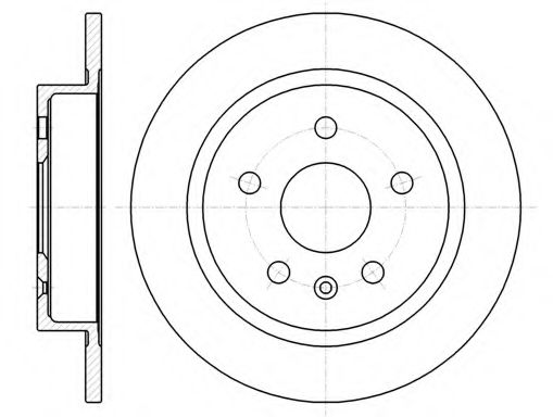 KAWE 61279 00 Тормозной диск для SEAT (Сеат) KAWE 61279 00 Тормозной диск для SEAT (Сеат)