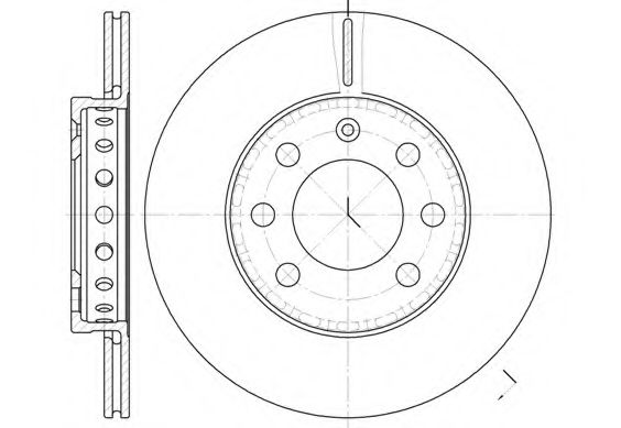 KAWE 6595 00 Тормозной диск для VOLKSWAGEN LUPO (Фольксваген Лупо) KAWE 6595 00 Тормозной диск для VOLKSWAGEN LUPO (Фольксваген Лупо)