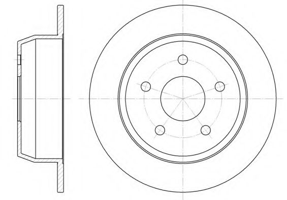 KAWE 6628 00 Тормозной диск для JEEP (Джип) KAWE 6628 00 Тормозной диск для JEEP (Джип)
