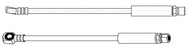 KAWE 510734 Тормозной шланг для OPEL ASTRA F (Опель Астра ф) KAWE 510734 Тормозной шланг для OPEL ASTRA F (Опель Астра ф)