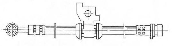 KAWE 510779 Тормозной шланг для HONDA (Хонда) KAWE 510779 Тормозной шланг для HONDA (Хонда)