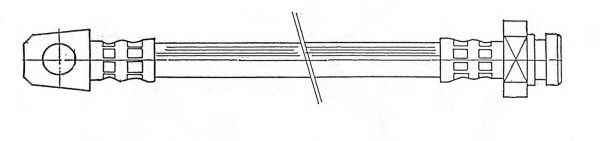 KAWE 511035 Тормозной шланг 