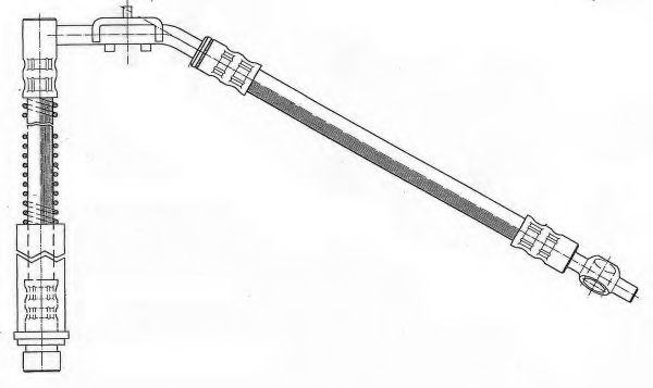 KAWE 511038 Тормозной шланг 