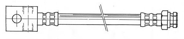 KAWE 511080 Тормозной шланг 