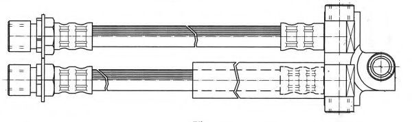 KAWE 511155 Тормозной шланг 