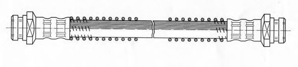 KAWE 511496 Тормозной шланг 