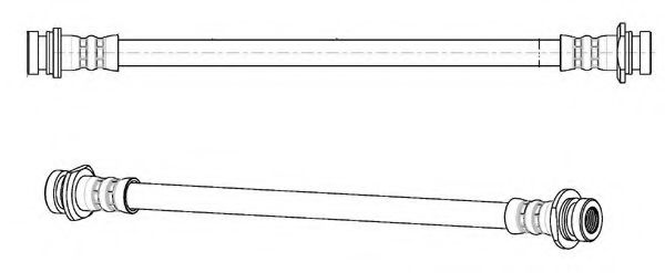 KAWE 511820 Тормозной шланг 