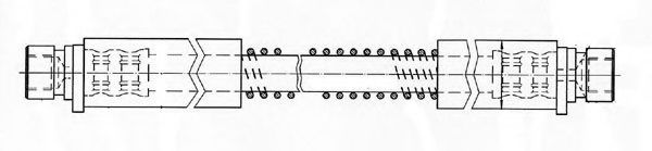 KAWE 512088 Тормозной шланг 