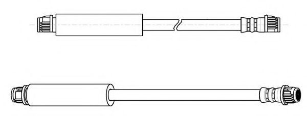 KAWE 514501 Тормозной шланг для CITROËN DISPATCH (CитроËн Диспатч) KAWE 514501 Тормозной шланг для CITROËN DISPATCH (CитроËн Диспатч)