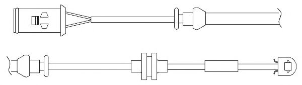 KAWE WS0231A Сигнализатор, износ тормозных колодок для OPEL ASTRA A (Опель Астра а) KAWE WS0231A Сигнализатор, износ тормозных колодок для OPEL ASTRA A (Опель Астра а)