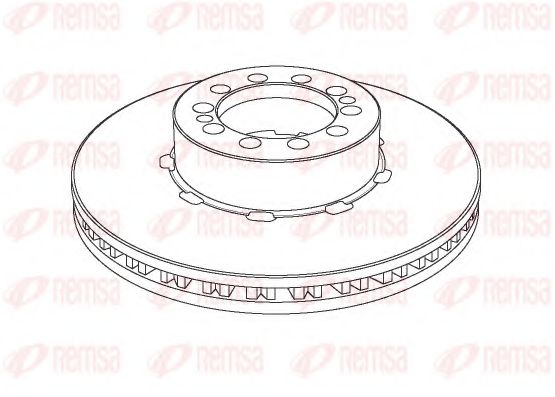 KAWE NCA1126.20 Тормозной диск для RENAULT-TRUCKS (Рено-труcкс) KAWE NCA1126.20 Тормозной диск для RENAULT-TRUCKS (Рено-труcкс)