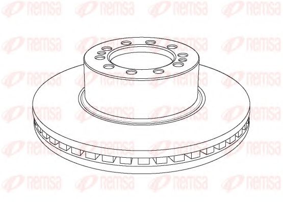 KAWE NCA1178.20 Тормозной диск для RENAULT-TRUCKS (Рено-труcкс) KAWE NCA1178.20 Тормозной диск для RENAULT-TRUCKS (Рено-труcкс)
