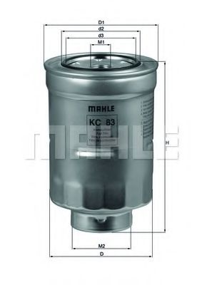 MAHLE ORIGINAL KC 83D Топливный фильтр для TOYOTA (Тойота/тоета) MAHLE ORIGINAL KC 83D Топливный фильтр для TOYOTA (Тойота/тоета)