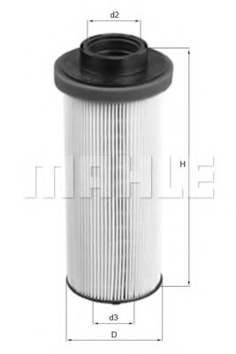 MAHLE ORIGINAL KX 262D Топливный фильтр для DAF XF 105 (Даф Xф 105)