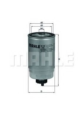 MAHLE ORIGINAL KC 140 Топливный фильтр для DODGE NITRO (Додж Нитро) MAHLE ORIGINAL KC 140 Топливный фильтр для DODGE NITRO (Додж Нитро)