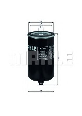 MAHLE ORIGINAL KC 297 Топливный фильтр для MAN NL (Ман Нл) MAHLE ORIGINAL KC 297 Топливный фильтр для MAN NL (Ман Нл)