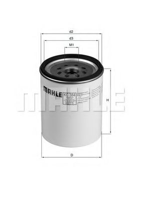 MAHLE ORIGINAL KC 384D Топливный фильтр для VOLVO FL II (Вольво Фл 2) MAHLE ORIGINAL KC 384D Топливный фильтр для VOLVO FL II (Вольво Фл 2)